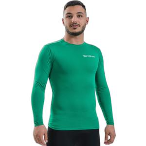 mae012-0013-elastic-long-sleeve-undershirt-givova-corpus-3-verde