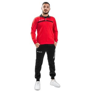 tt012-1210-zip-up-fleece-tracksuit-givova-one-red-black